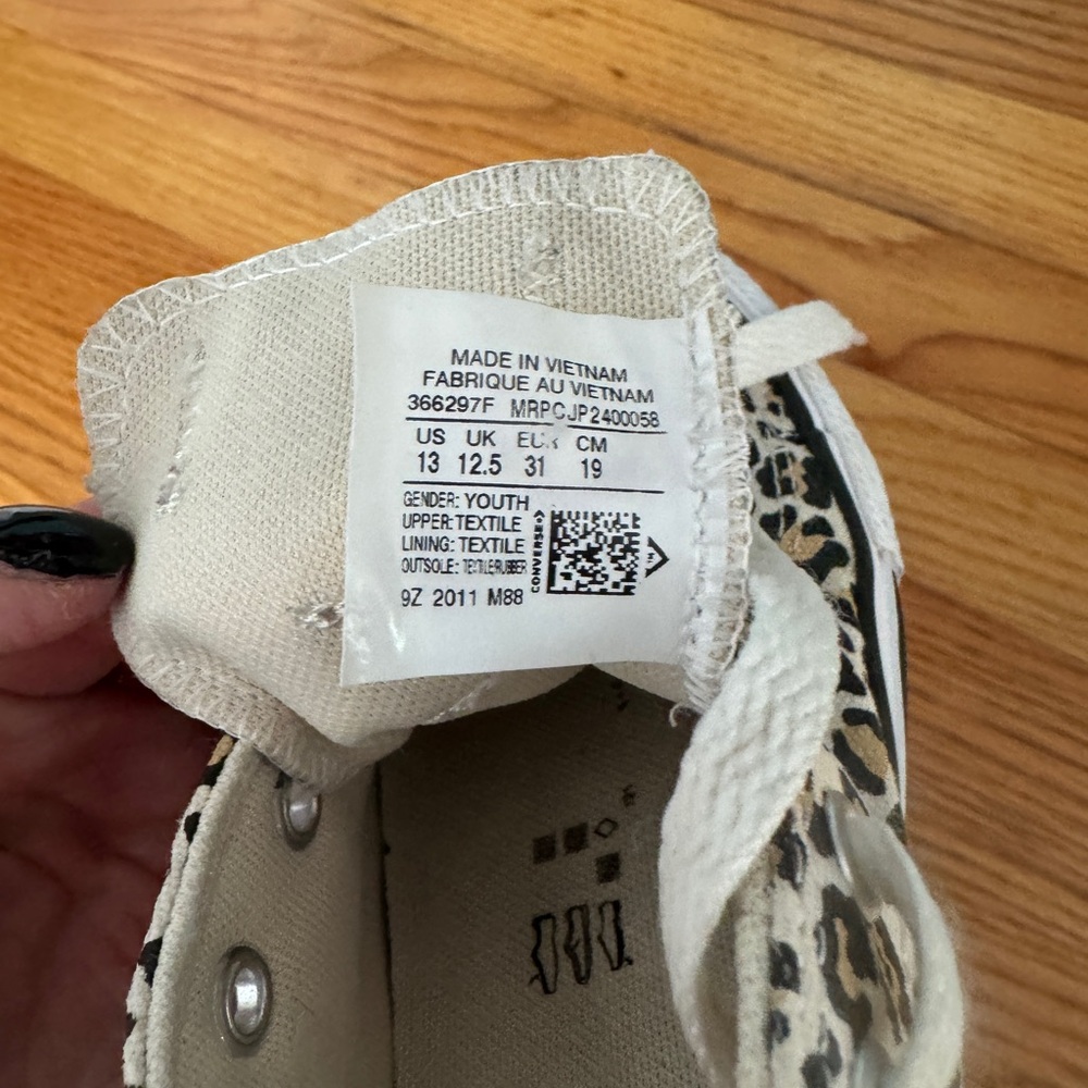 Leopard print converse - Picture 3 of 3